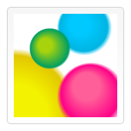 Canvas with four different radial gradients