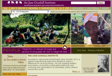 Jane Goodall site